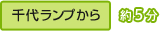 『千代ランプ』より 約5分